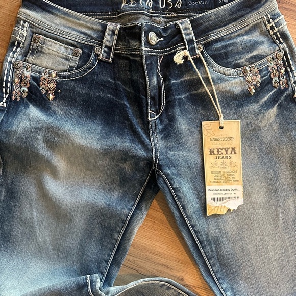 Keya boot cut embellished jeans - Picture 6 of 13